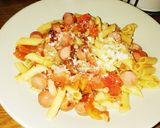 Foto del paso 6 de la receta: Salchichas enchipotladas con pasta 🍝
