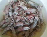 Foto langkah ke 1 dari resep Tumis Cumi Asin Pedas.