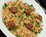 मंचूरियन वेज फ्राइड राइस (Manchurian veg fried rice recipe in Hindi) रेसिपी चरण 8 फोटो