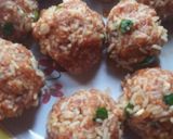 Foto del paso 5 de la receta: CROQUETAS DE ARROZ Y CARNE CON ENSALADA REINA!