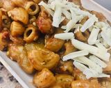 Foto del paso 3 de la receta: GUISO CON VERDURAS 🍆🥒🍅🧅🧄🥕Y FIDEOS CODITOS (COCINADO EN ONE POT)