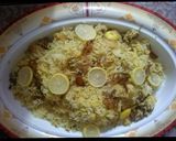 A picture of step 12 of Beef biryani.