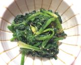 A picture of step 5 of Spinach Gomaae (ほうれん草のごま和え).