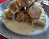 A picture of step 7 of Dolmades (Stuffed Cabbage Rolls).