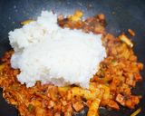 A picture of step 6 of Korean Kimchi Fried Rice (Easy).