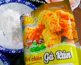 Hình bước làm 2 của món Hamburger Gà Rán