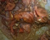 A picture of step 2 of Karele gosht.