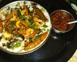 A picture of step 6 of Ancient probiotic South Indian style curd rice with mango pickle.