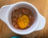 Une image de l'étape 2 de Œuf cocotte au saumon.