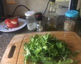 Foto del paso 1 de la receta Fetuccini al pesto de rúcula