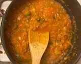A picture of step 6 of Gobi Manchurian.