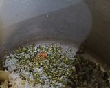 A picture of step 3 of Green Gram (moong daal vegetable khichdi) recipe 💚.