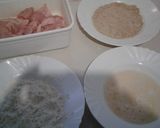A picture of step 1 of Chicken nuggets.