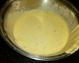 A picture of step 1 of Green gram fritters.