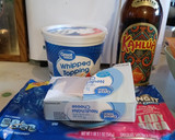 A picture of step 2 of Oreo Kahlua Cake.
