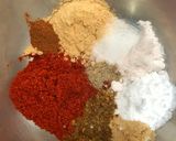 A picture of step 1 of Peri peri masala.