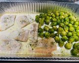 A picture of step 7 of Salmon and Brussel Sprouts Dinner.