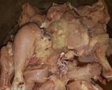 A picture of step 2 of GINGER CHICKEN ♥️.