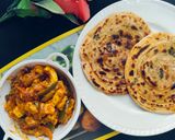 मजेदार पनीर की सब्जी विद लच्छा पराठा रेसिपी चरण 10 फोटो