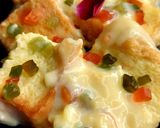 A picture of step 1 of Doodh Bread custard.