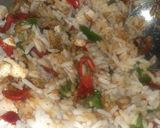 A picture of step 4 of Tofu rice🍽🍲.