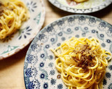 Foto del paso 3 de la receta: Tallarines con trufa negra y salsa cremosa de parmesano