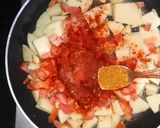 A picture of step 3 of Masala Idli.