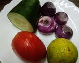 A picture of step 2 of Golden Sparking Heart : Mother's Love Day. Carrot Ginger Elixir with Tulsi Red onion Kachumber salad.