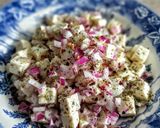 Foto del paso 2 de la receta: CAUSEO De🎊Queso y Cebolla...!🍭