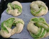 Hình bước làm 6 của món Bánh mì ngọt nhân sữa dừa