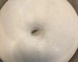A picture of step 3 of Christmas wreath bread.