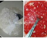 Foto langkah ke 1 dari resep Eggless Bolu Kukus Red Velvet ala".