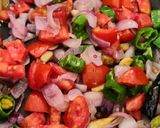 A picture of step 1 of પનીર કેપ્સીકમ સબ્જી.