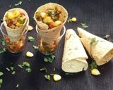 मसाला पापड़ शॉर्ट्स(Masala papad shots recipe in Hindi) रेसिपी चरण 3 फोटो