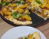Foto langkah ke 7 dari resep Pizza Beef Cheese.
