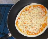 Foto del paso 4 de la receta: "Pizza" rápida para el antojo