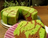 Foto langkah ke 5 dari resep Bolu Pandan Coklat Kukus.