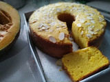 Bolu labu kuning lembut no seret