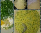 A picture of step 1 of Fenugreek Chila.