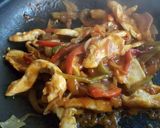 Foto del paso 9 de la receta Fajitas de pollo con nopales y calabaza