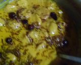 A picture of step 5 of Kadhi pakora (mother in law recipie).