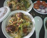 मीट बॉल्स मंचूरियन दम बिरयानी (meat balls Manchurian Dum Biryani रेसिपी चरण 8 फोटो