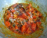 A picture of step 7 of Katla fish biryani in electric rice cooker.