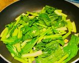沙茶牛肉炒油菜的食譜步驟1照片