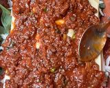 Une image de l'étape 8 de 🍃Lasagnes 🧄🧅🫑à la bolognaise 🍅épinards 🥬sauce arrabiata 🌶️.