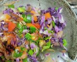 A picture of step 3 of Red cabbage stir fry.