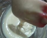 A picture of step 4 of Eggless Marble Cake.