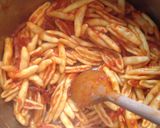 A picture of step 7 of Speck and tomato pasta bake.