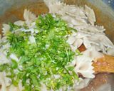 A picture of step 13 of Fried Chicken Masala Pasta.