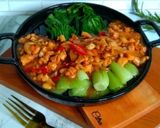 Foto langkah ke 8 dari resep Pokcoy Siram Ayam.